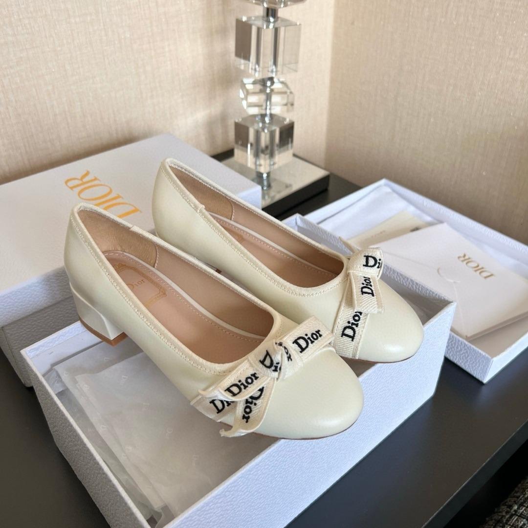 Dior J'Adior Ballet Pump in leather -duoc-ban-tai-Hvip Shoes and Clothes
