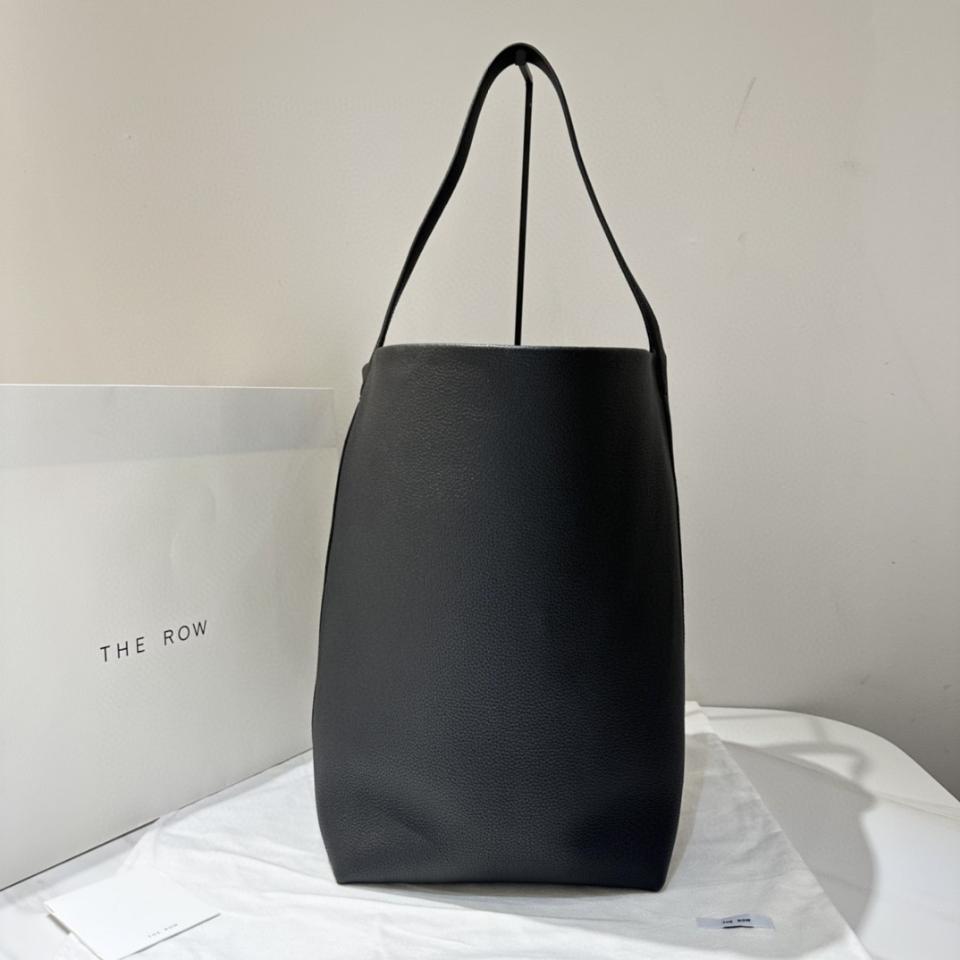 The Row Large N/S Park Tote in Leather black  44X38X21cm -25cm -duoc-ban-tai-Hvip Bags and Accessories
