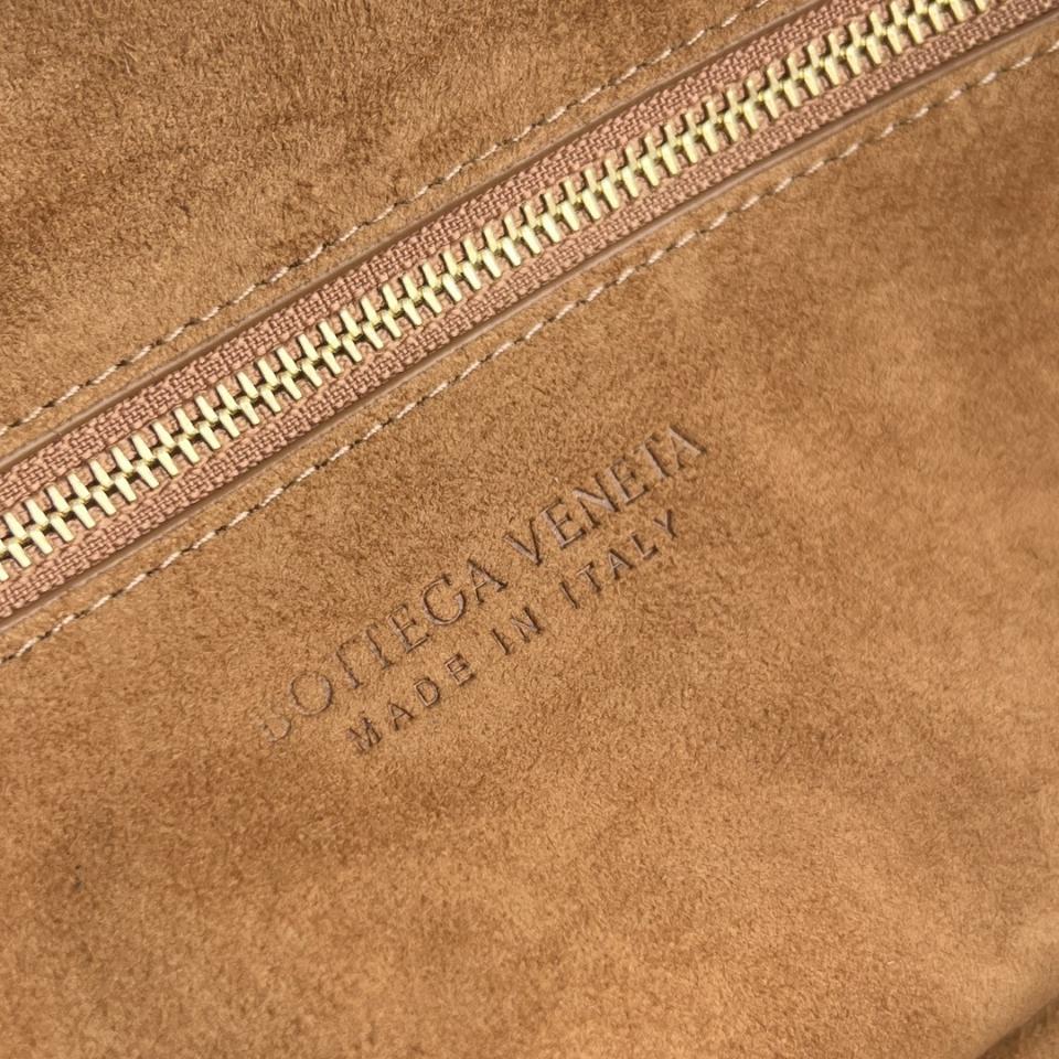 Bottega Veneta Jodie beige suede 600261 48x40x16cm-duoc-ban-tai-Hvip Bags and Accessories