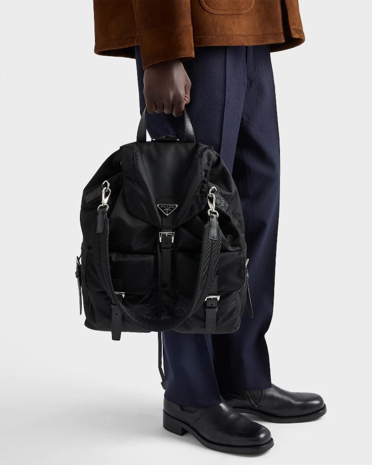 Prada Re-Nylon backpack black 2VZ110 34x39x15cm-duoc-ban-tai-Hvip Bags and Accessories