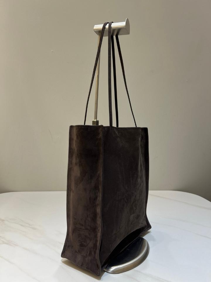The Row Medium To Go Tote shoulder Bag in Nubuck Mustard 25✖️9.5✖️29cm Sao chép-duoc-ban-tai-Hvip Bags and Accessories