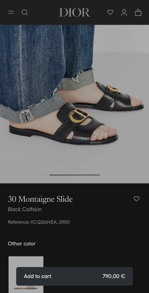 Dior 30 Montaigne Slide
Black Calfskin
 KCQ266VEA_S900 (2)-duoc-ban-tai-Hvip Shoes and Clothes