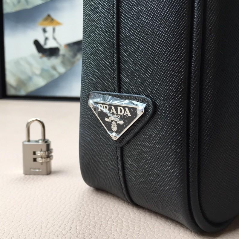 Prada Saffiano Leather briefs bag 0305 38 x28cm -duoc-ban-tai-Hvip Bags and Accessories