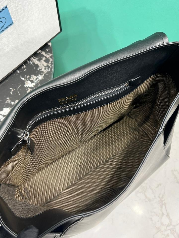 Prada leather shoulder bag black 2VD068 30x27.5x15cm-duoc-ban-tai-Hvip Bags and Accessories