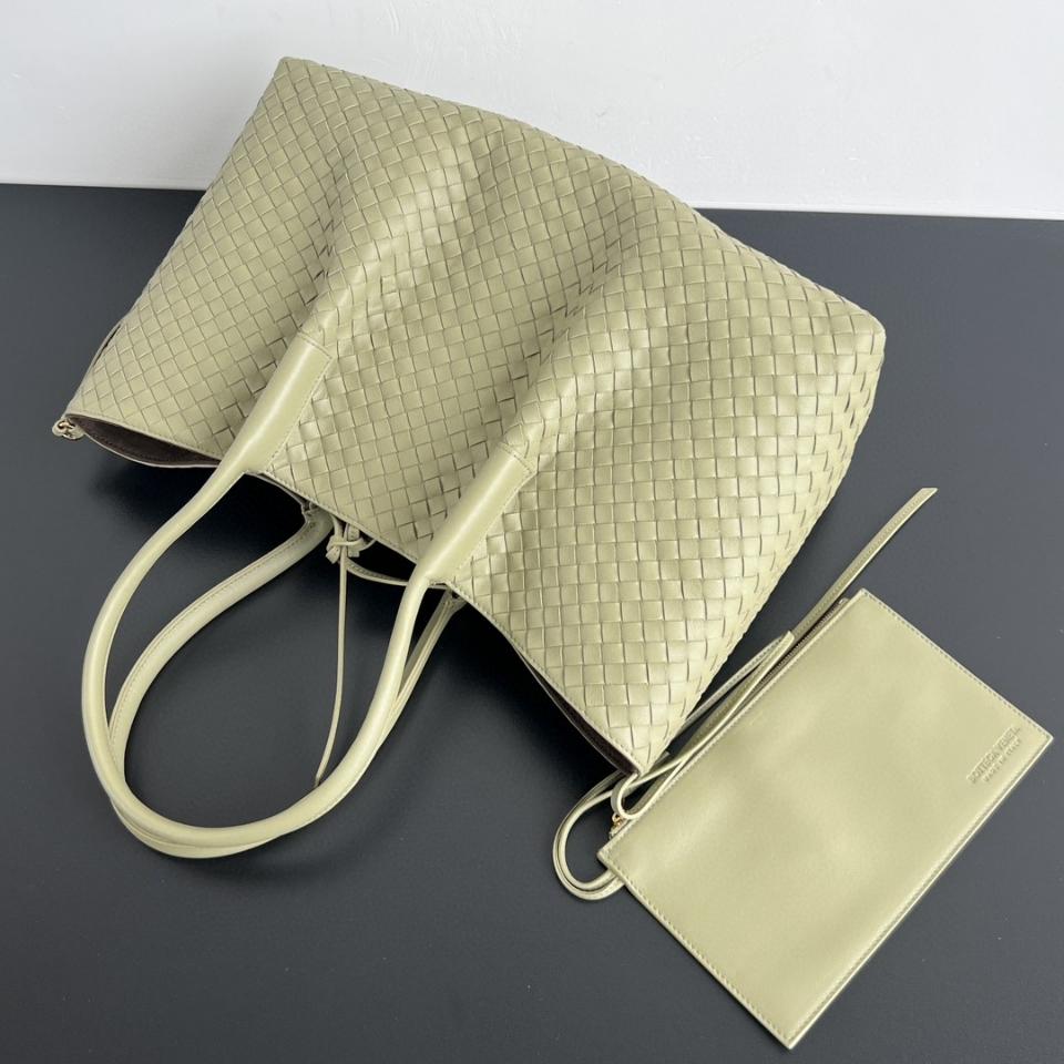 Bottega Veneta Large Pinacoteca light green 817166 23*43*14.5cm-duoc-ban-tai-Hvip Bags and Accessories