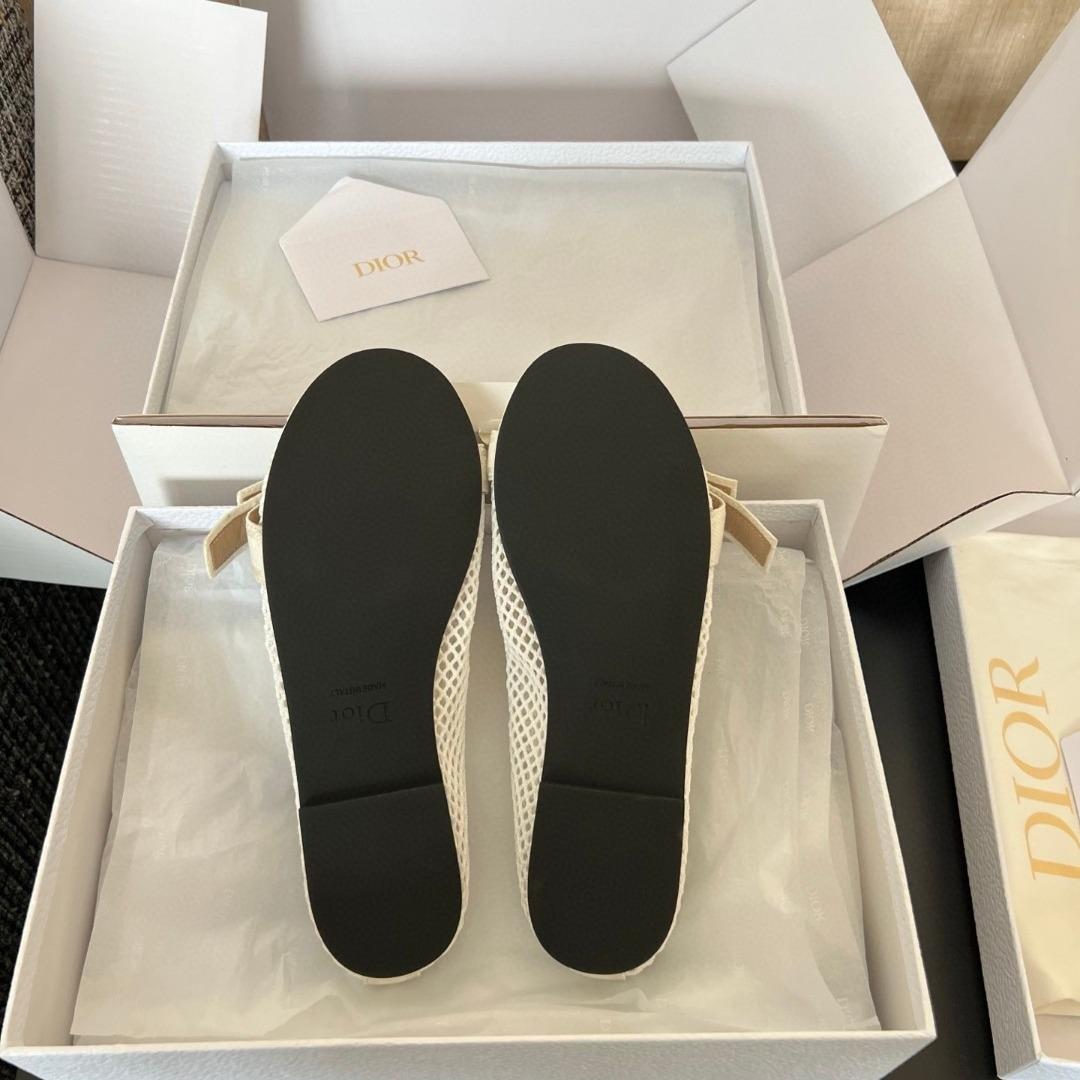 Dior J'Adior Ballet Flat  Mesh-duoc-ban-tai-Hvip Shoes and Clothes