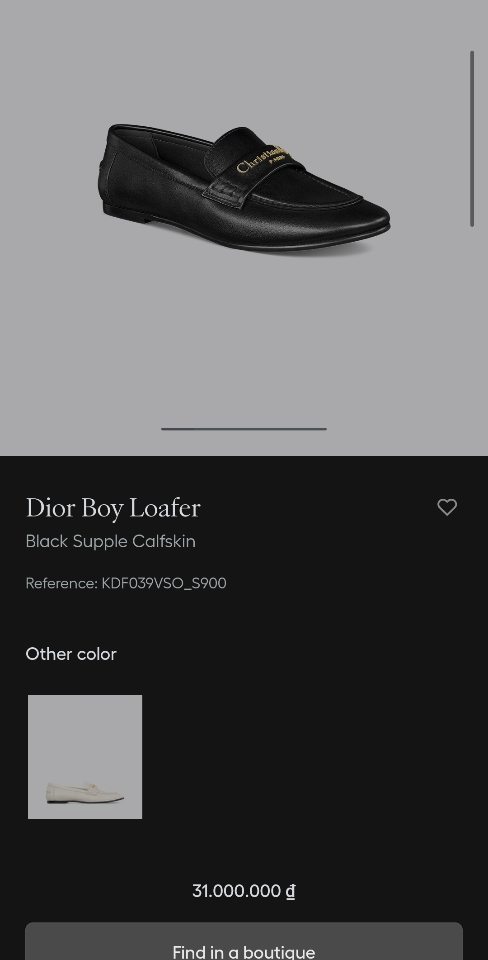 Dior Dior Boy Loafer
Black Supple Calfskin
KDF039VSO_S900 (1)-duoc-ban-tai-Hvip Shoes and Clothes
