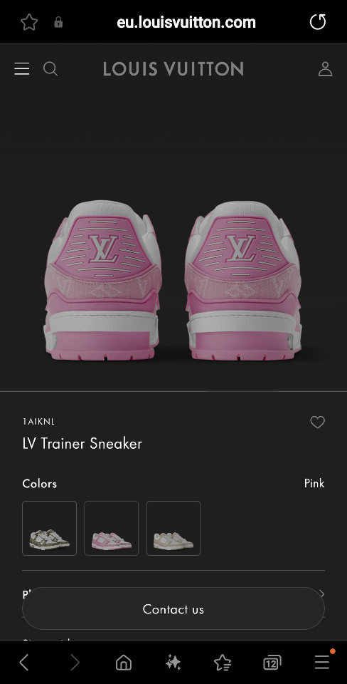 Louis Vuitton 1AIKNL
LV Trainer Sneaker
Pink (N1)-duoc-ban-tai-Hvip Shoes and Clothes