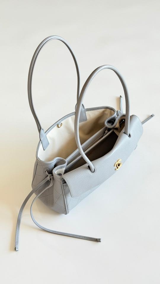 Chanel Small Shopping Bag   Grained Calfskin & Gold-Tone Metal grey 15x30.5x11.5cm AS6288-duoc-ban-tai-Hvip Bags and Accessories