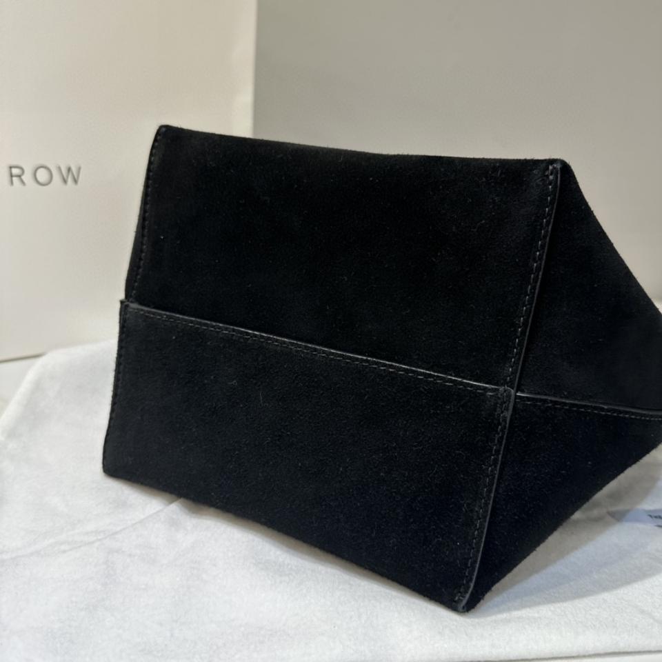 THE ROW
Medium N/S Park suede tote bag black 30X28X15.5cm -duoc-ban-tai-Hvip Bags and Accessories