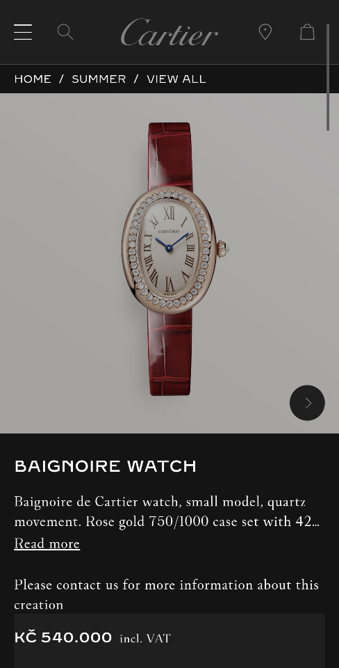 Cartier Baignoire watch
Small model, quartz movement, rose gold, diamonds, leather WJBA0053-duoc-ban-tai-Hvip Bags and Accessories