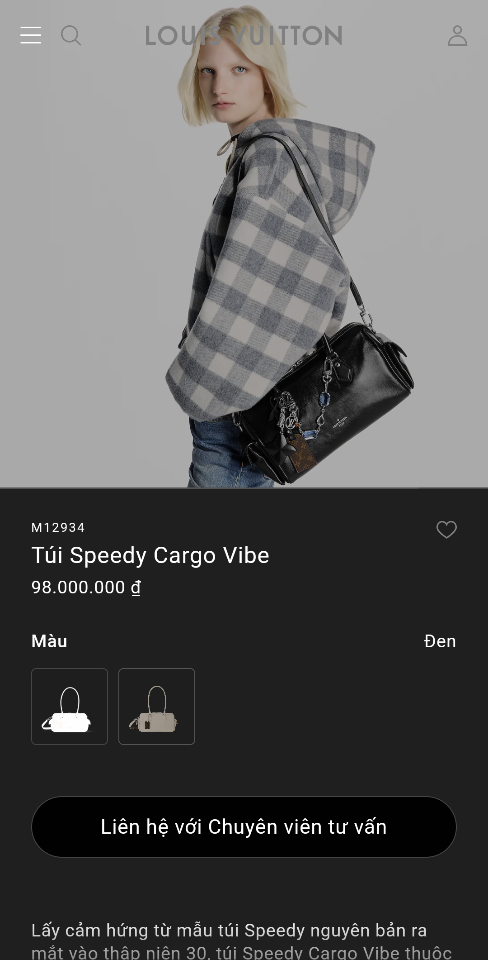 Louis Vuitton M12934
Túi Speedy Cargo Vibe 17 x 12 x 28cm -duoc-ban-tai-Hvip Bags and Accessories