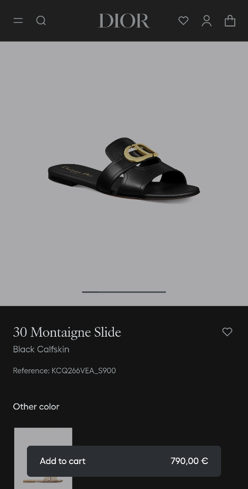Dior 30 Montaigne Slide
Black Calfskin
 KCQ266VEA_S900 (2)-duoc-ban-tai-Hvip Shoes and Clothes