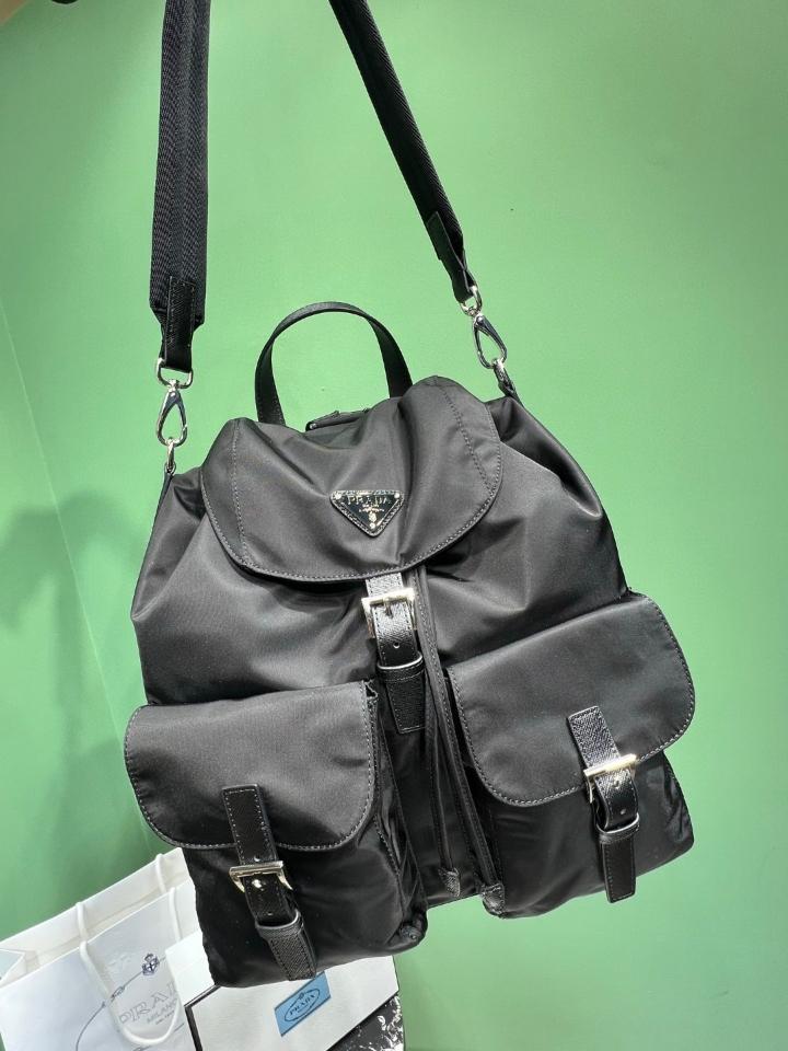 Prada Re-Nylon backpack black 2VZ110 34x39x15cm-duoc-ban-tai-Hvip Bags and Accessories