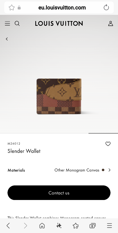 Louis Vuitton M26012
Slender Wallet-duoc-ban-tai-Hvip Bags and Accessories