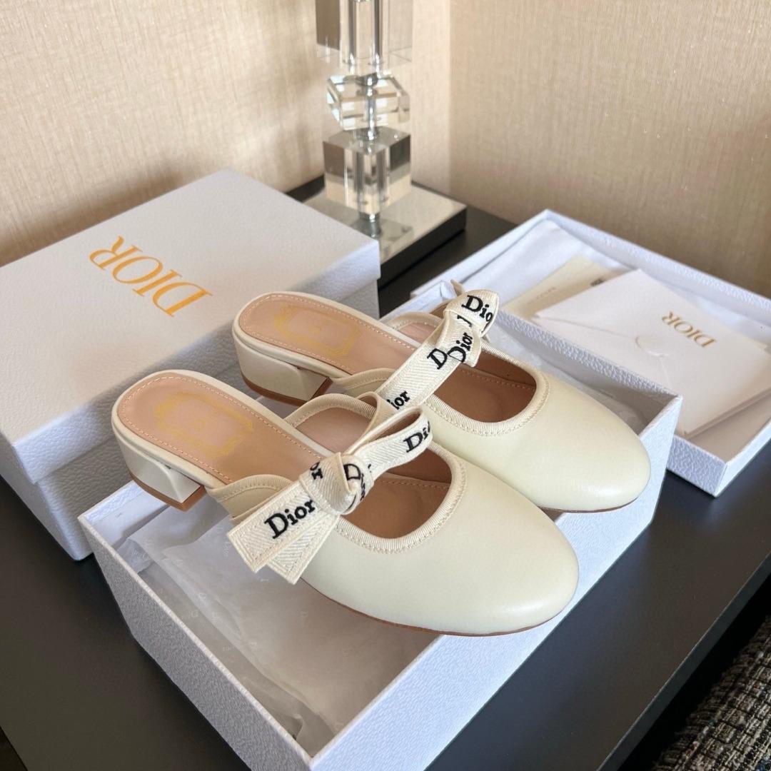 Dior J'Adior Heeled Slide leather-duoc-ban-tai-Hvip Shoes and Clothes