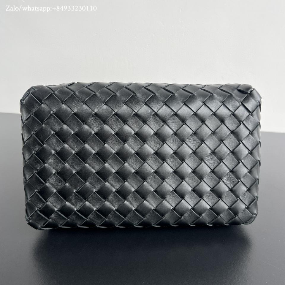 Bottega Veneta medium Parachute black 835921 29.5x17.5x18.5cm -duoc-ban-tai-Hvip Bags and Accessories