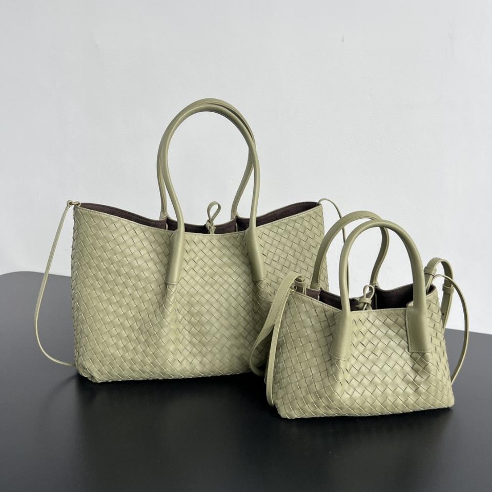 Bottega Veneta Large Pinacoteca light green 817166 23*43*14.5cm-duoc-ban-tai-Hvip Bags and Accessories