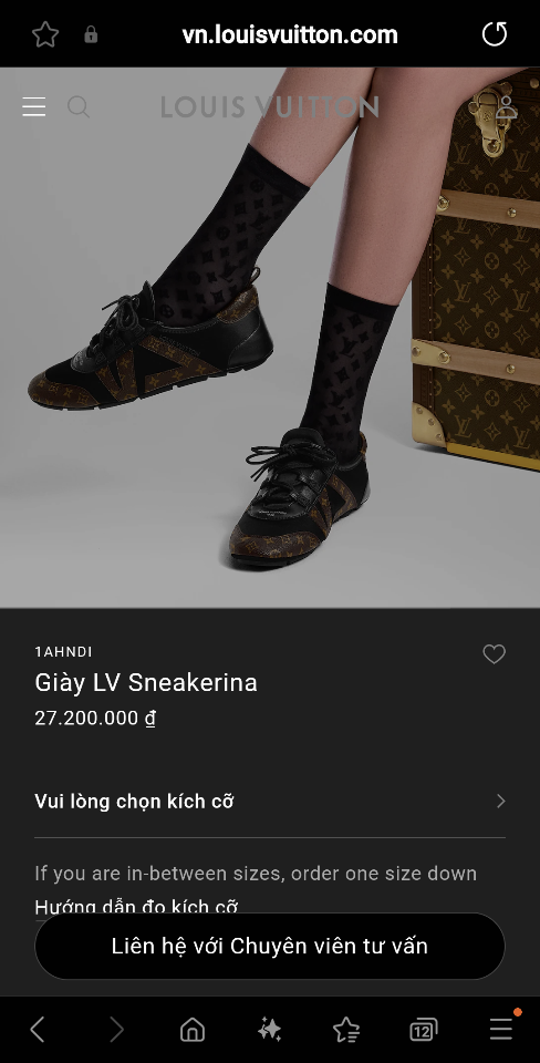 Louis Vuitton 1AHNDI
Giày LV Sneakerina (n1) -duoc-ban-tai-Hvip Shoes and Clothes