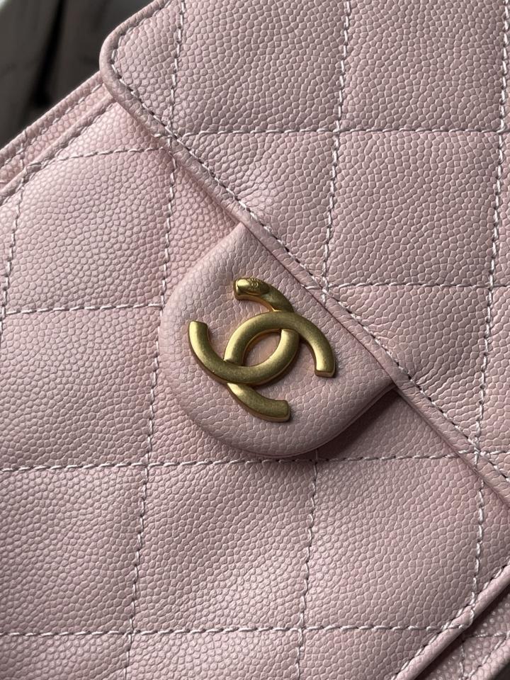 CHANEL 25 Small Handbag grained Calfskin & gold-tone tone Metal,pink AS5293 30-26-14cm-duoc-ban-tai-Hvip Bags and Accessories
