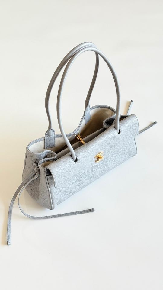 Chanel Small Shopping Bag   Grained Calfskin & Gold-Tone Metal grey 15x30.5x11.5cm AS6288-duoc-ban-tai-Hvip Bags and Accessories