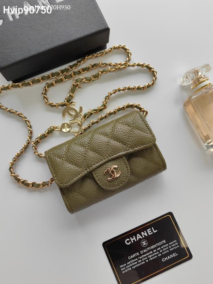 Chanel Pochette Wallet/Coin Case  Caviar Skin A8937.-duoc-ban-tai-Hvip Bags and Accessories
