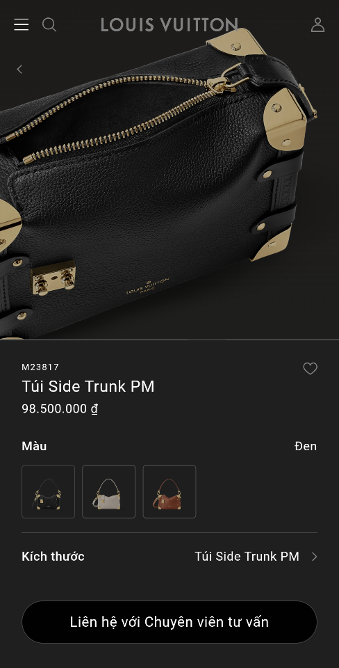 Louis Vuitton M23817
Túi Side Trunk PM 15*12.5*8CM L1-duoc-ban-tai-Hvip Bags and Accessories