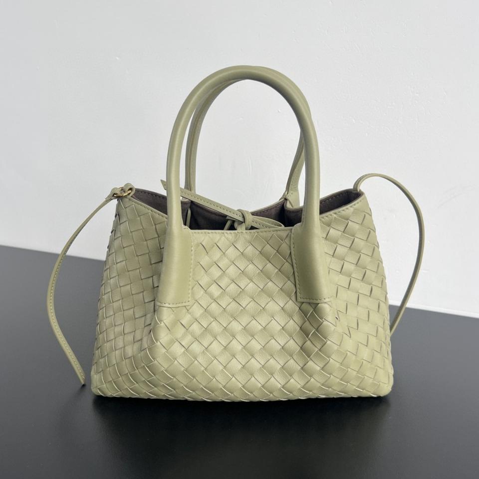 Bottega Veneta  Small Pinacoteca khakhi green  819004 15*24*12cm-duoc-ban-tai-Hvip Bags and Accessories