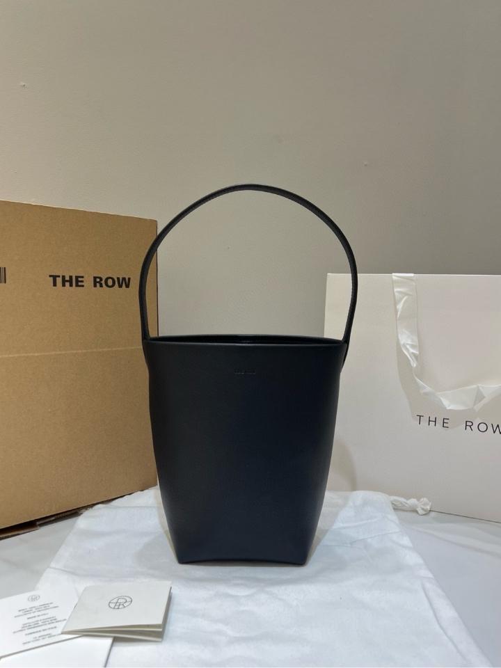 Small smooth calfskin leather tote bag black 24X22X11cm -duoc-ban-tai-Hvip Bags and Accessories