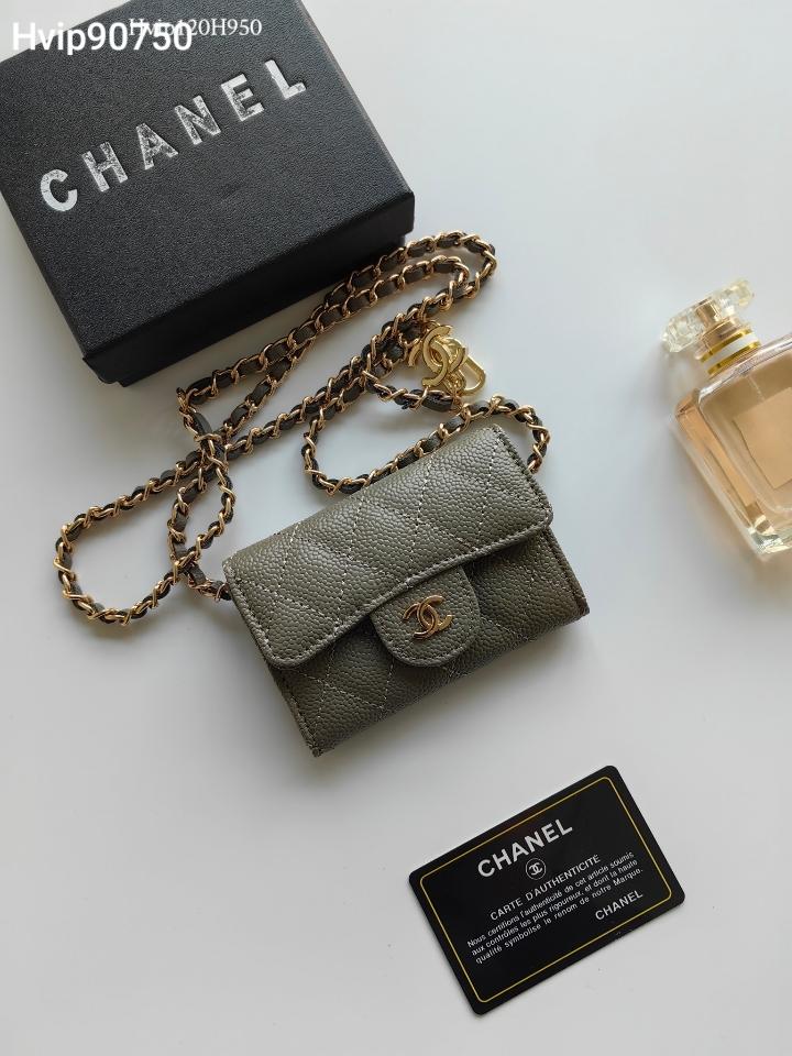 Chanel Pochette Wallet/Coin Case  Caviar Skin A8937.-duoc-ban-tai-Hvip Bags and Accessories
