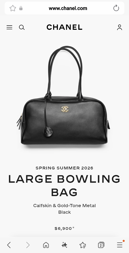 Chanel Large Bowling Bag   Calfskin & Gold-Tone Metal Black AS6211 19 x 35.5 x 12.5cm-duoc-ban-tai-Hvip Bags and Accessories