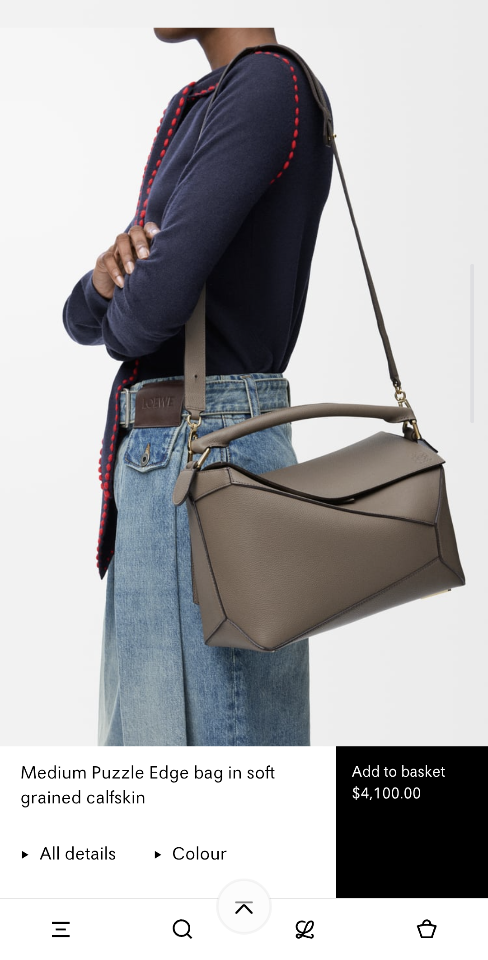 Loewe Medium Puzzle Edge bag
in soft grained calfskin taupe A510P49X26 29*19.5*14cm
-duoc-ban-tai-Hvip Bags and Accessories