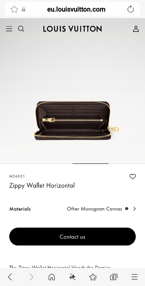 Louis Vuitton M26021
Zippy Wallet Horizontal-duoc-ban-tai-Hvip Bags and Accessories