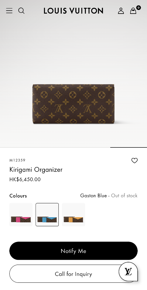 Louis Vuitton M12359
Kirigami Organizer-duoc-ban-tai-Hvip Bags and Accessories