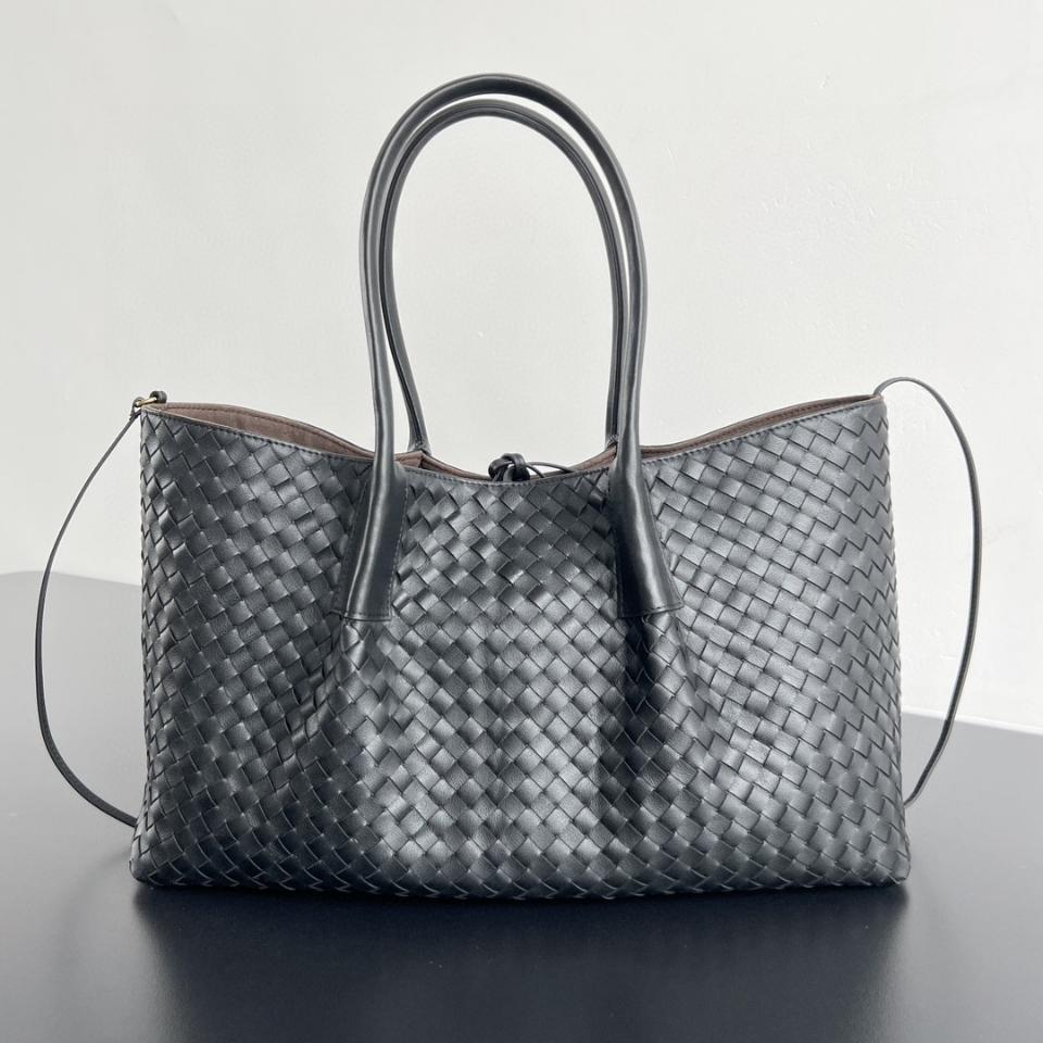 Bottega Veneta Large Pinacoteca Black/fondant 817166 23*43*14.5cm-duoc-ban-tai-Hvip Bags and Accessories