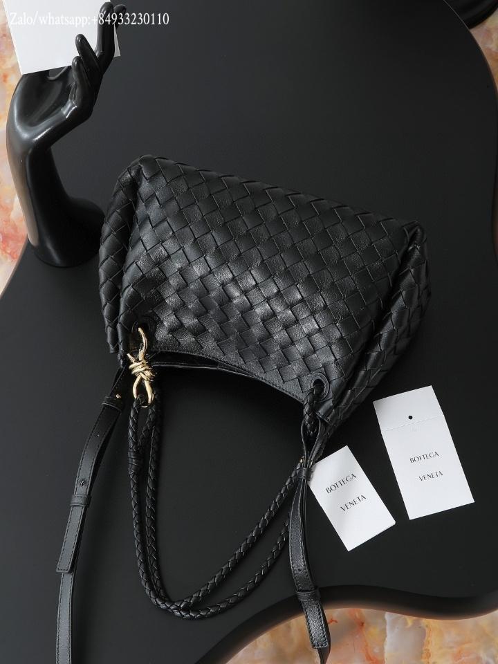 Bottega Veneta medium Parachute black  835921 29.5x17.5x18.5cm -duoc-ban-tai-Hvip Bags and Accessories