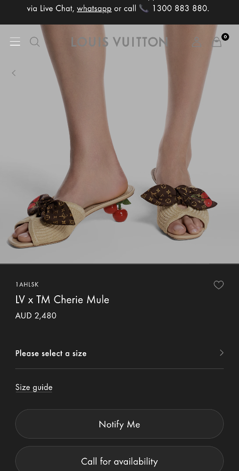 Louis Vuitton 1AHLSK
LV x TM Cherie Mule beige 55mm(1)-duoc-ban-tai-Hvip Shoes and Clothes