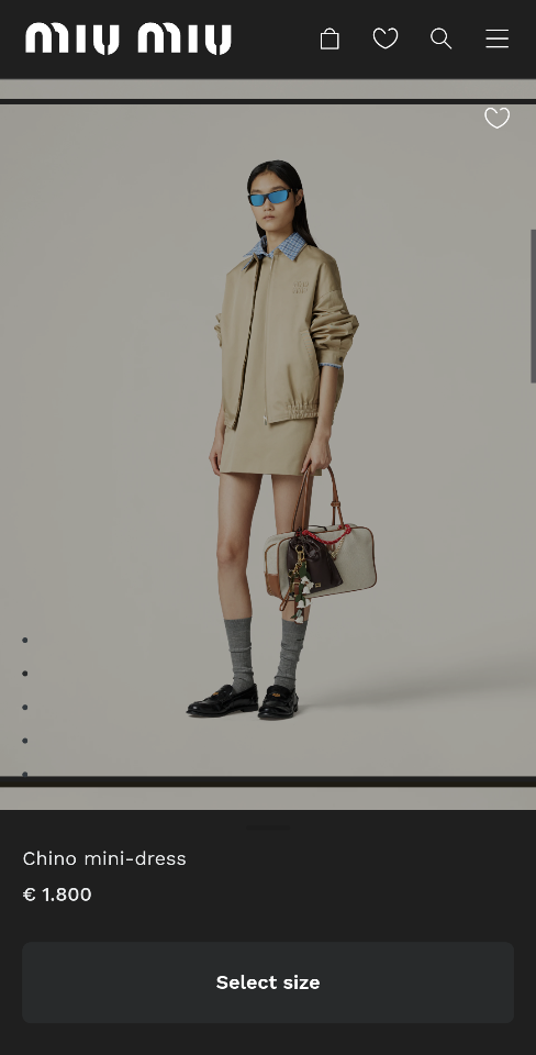 Miu Miu Chino mini-dress MF5689-duoc-ban-tai-Hvip Shoes and Clothes