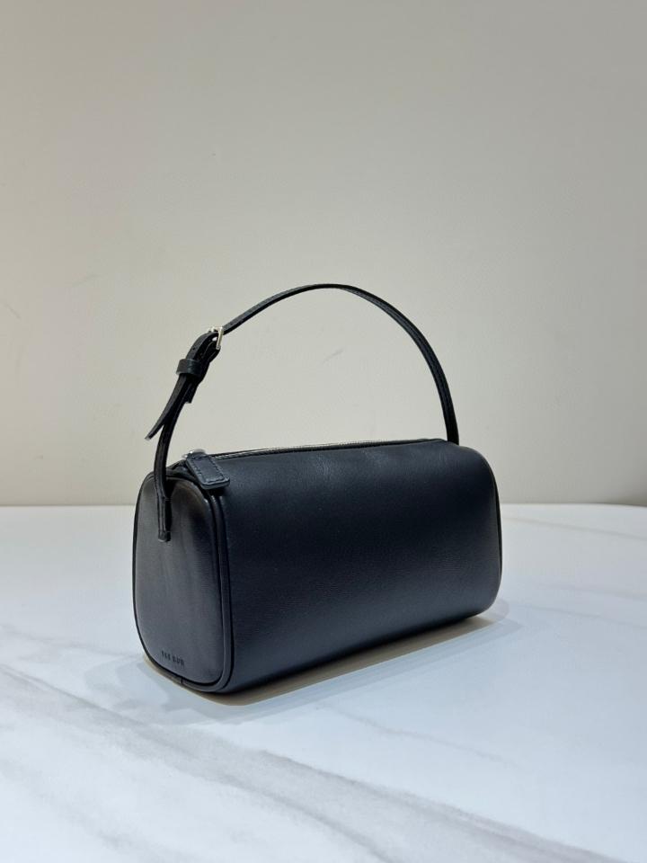 The Row 90's Bag in smooth calfskin Leather black 19.5x10x 8cm-duoc-ban-tai-Hvip Bags and Accessories