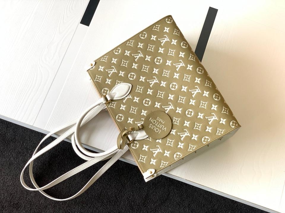 Louis Vuitton M46060 on the go MM 35 x 27 x 14cm-duoc-ban-tai-Hvip Bags and Accessories