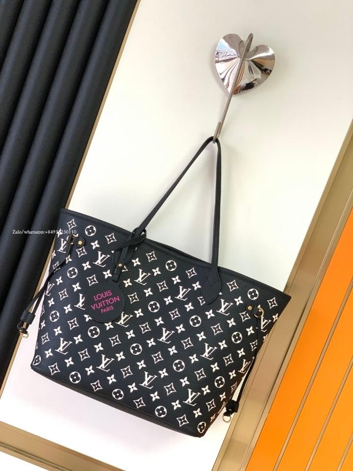 Louis Vuitton M46103 Neverfull MM Tote Monogram Empreinte 31 x 28 x 14cm-duoc-ban-tai-Hvip Bags and Accessories