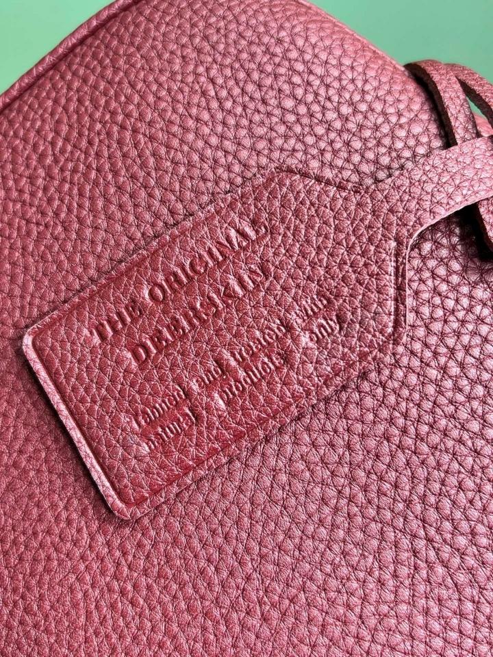 Prada Large leather top-handle bag red 1BB148 33x22x14 cm -duoc-ban-tai-Hvip Bags and Accessories