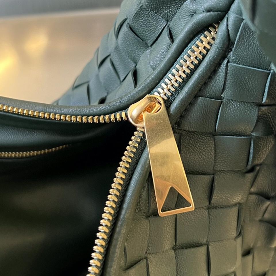 Bottega Veneta Jodie dark green 600261 48x40x16cm-duoc-ban-tai-Hvip Bags and Accessories