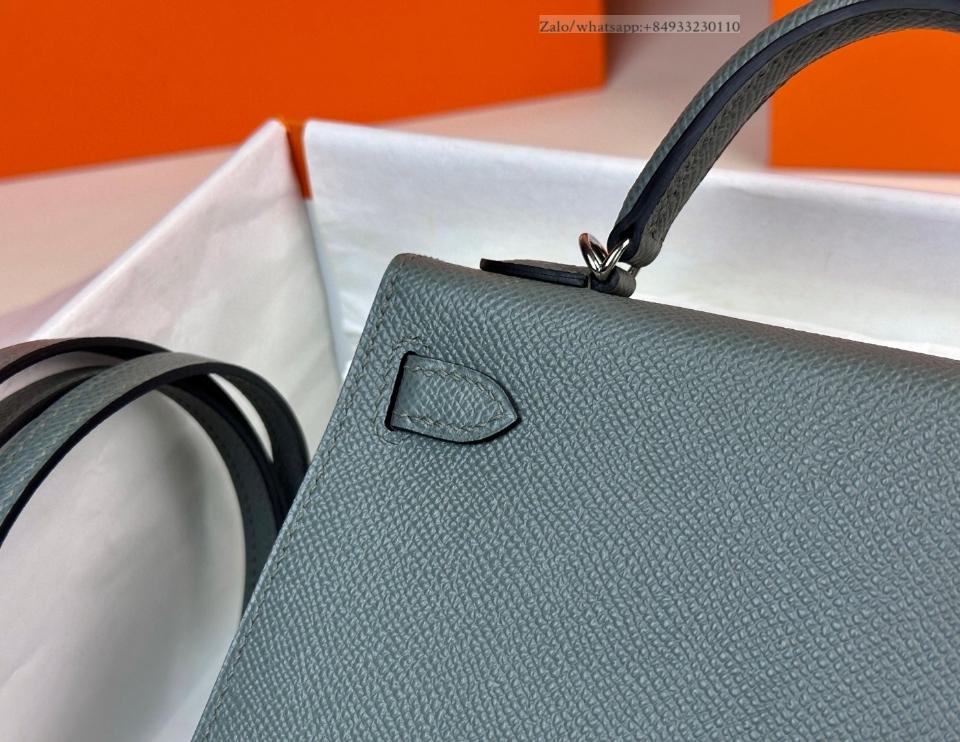Hermès Kelly mini Vert Amanda epsom PHW -duoc-ban-tai-Hvip Bags and Accessories