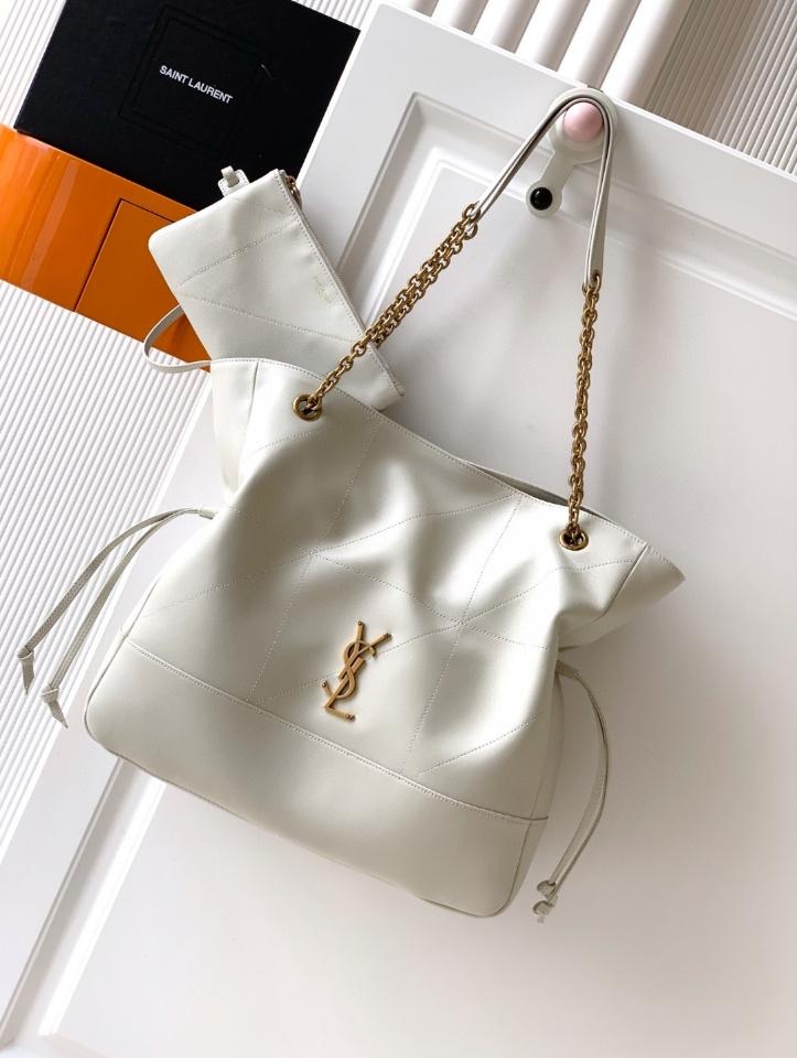 Saint Laurent JAMIE SHOPPING Medium in lambskin
Blanc Vintage  809824 35x35×10cm (1)-duoc-ban-tai-Hvip Bags and Accessories