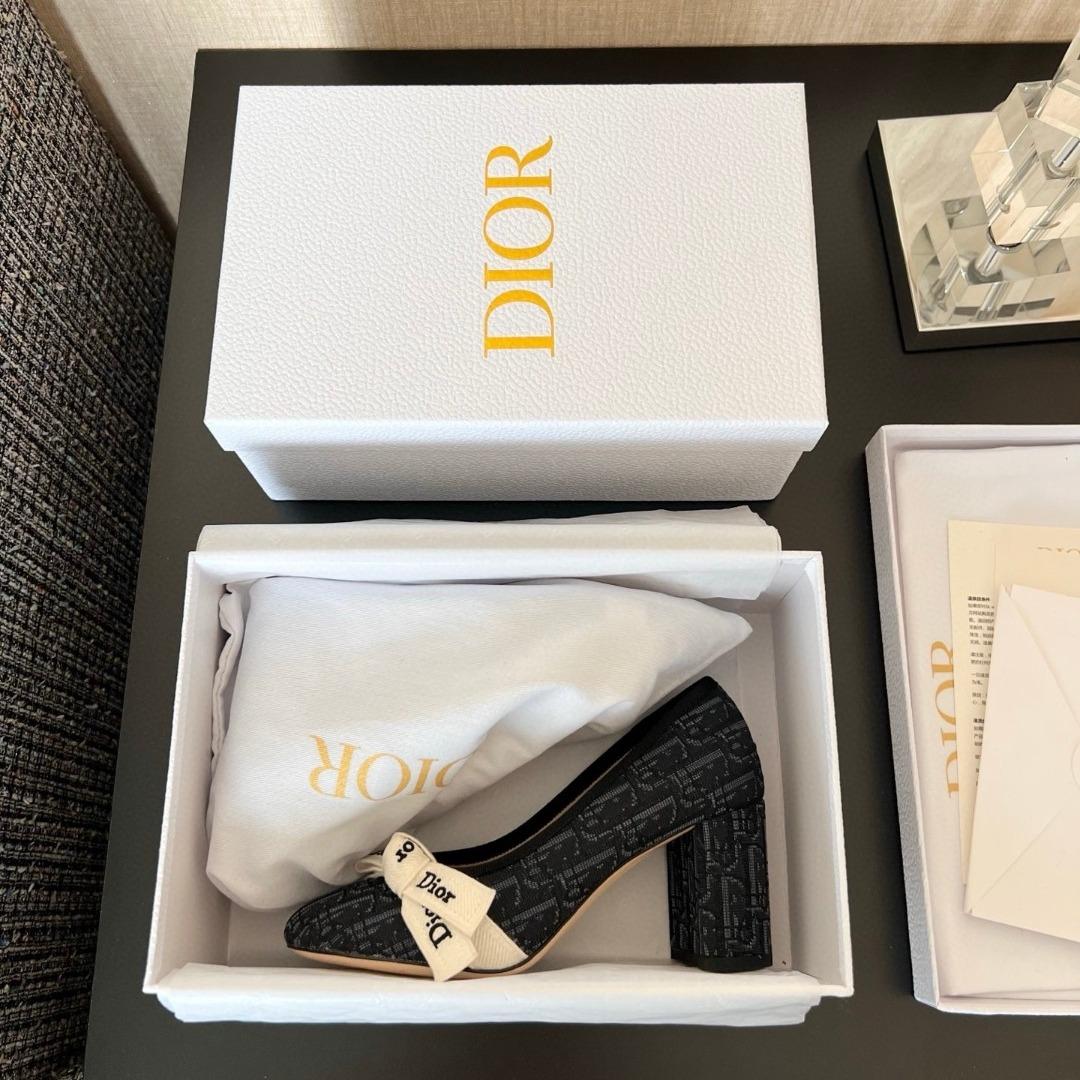 Dior J'Adior Pump cotton Embroidered 90mm-duoc-ban-tai-Hvip Shoes and Clothes
