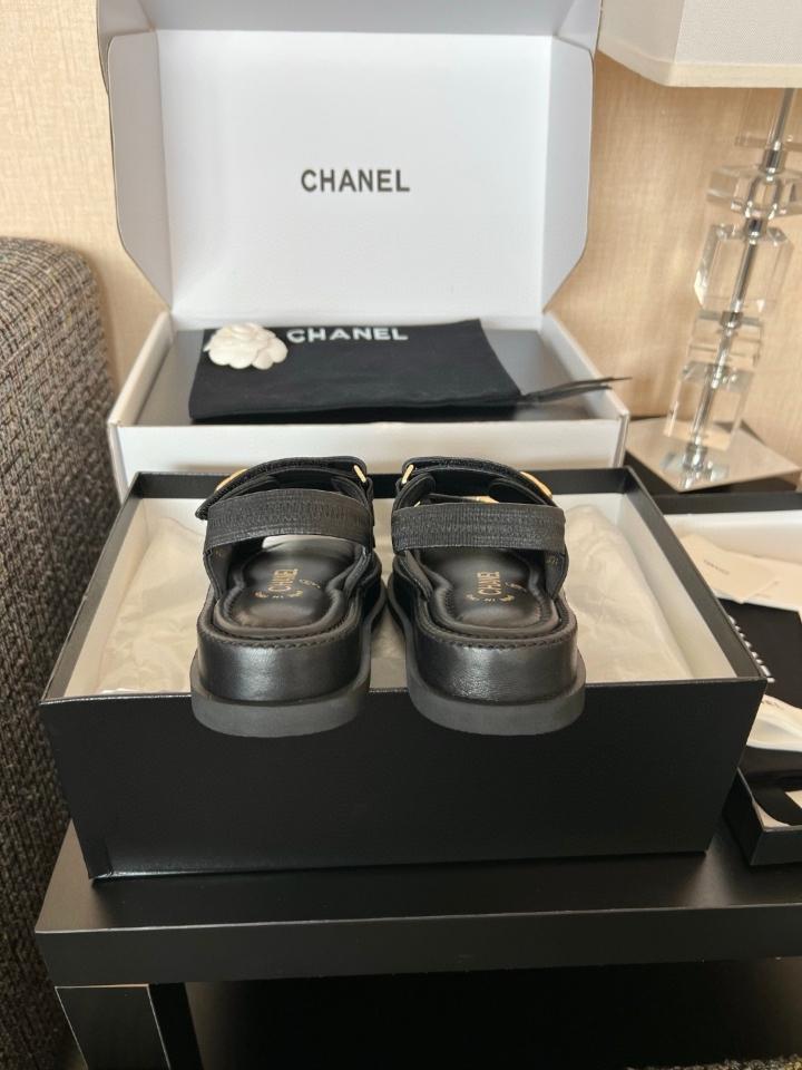 Chanel Sandals
Lambskin 
Black G46339-duoc-ban-tai-Hvip Shoes and Clothes