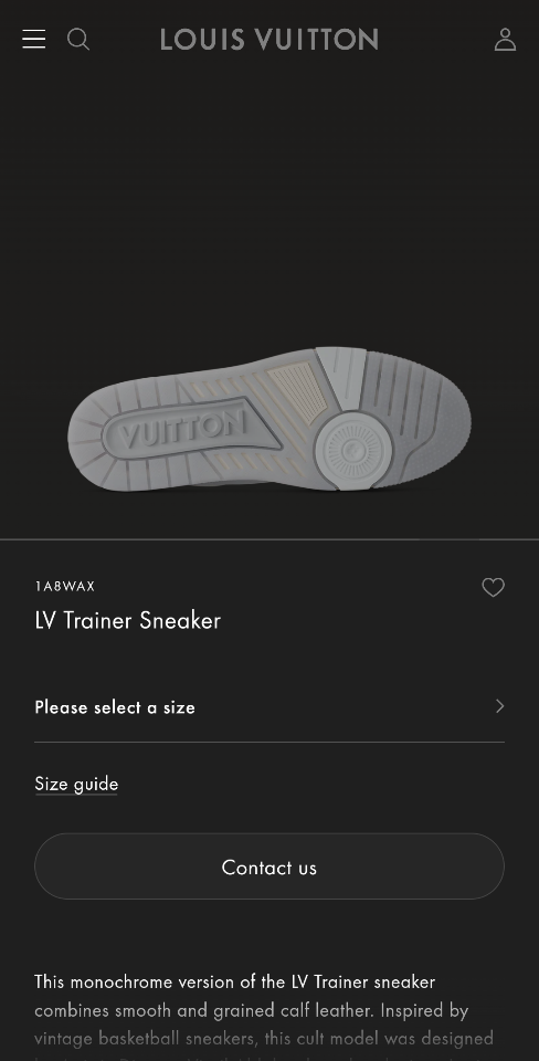 Louis Vuitton 1A8WAX
LV Trainer Sneaker (n1)-duoc-ban-tai-Hvip Shoes and Clothes