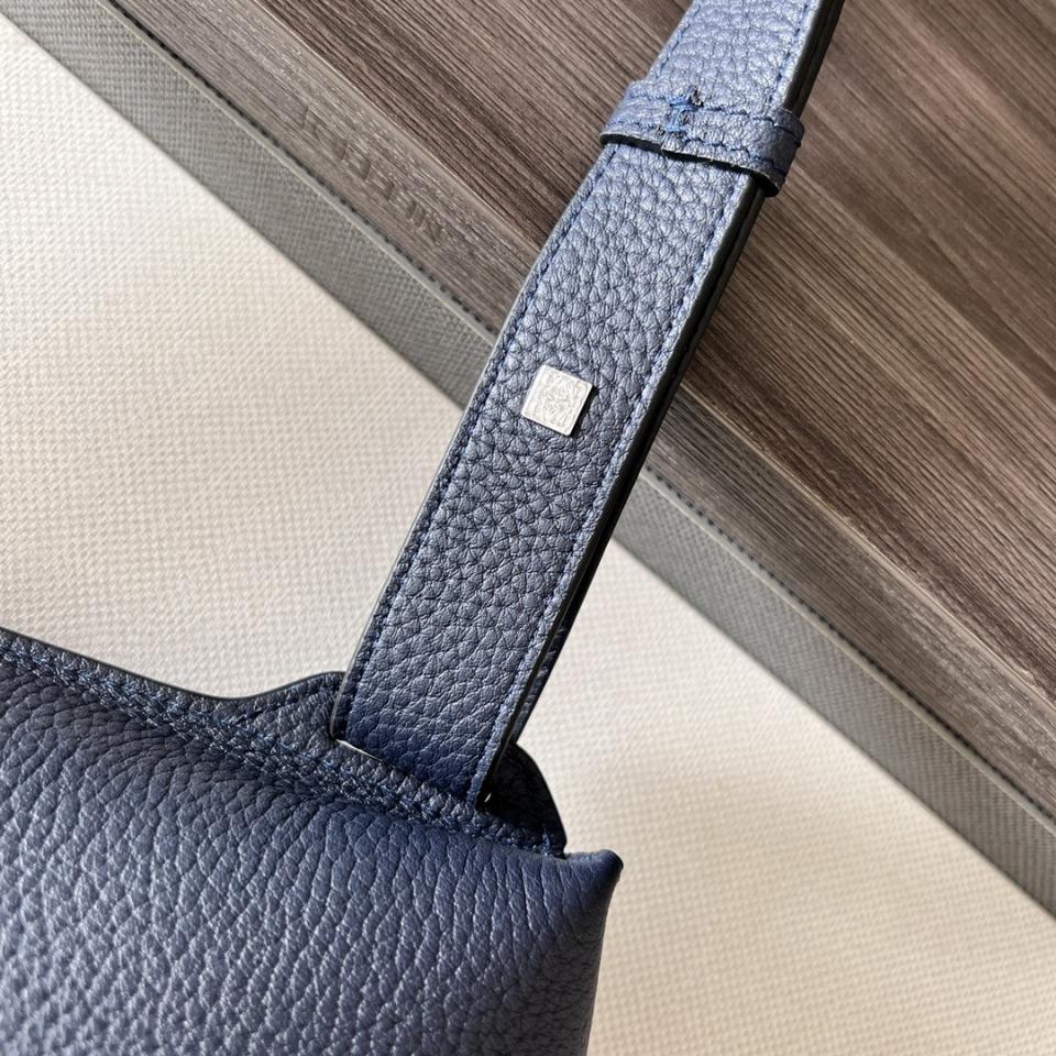 Loewe Vertical T Pocket in soft grained calfskin blue C660P02X0122*6.5*13 11039-duoc-ban-tai-Hvip Bags and Accessories