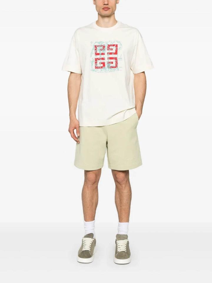 Givenchy 4G t-shirt in cotton BM71MG3YQD105-duoc-ban-tai-Hvip Shoes and Clothes